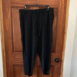 Old Navy black linen Pants